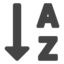 sort alpha down icon